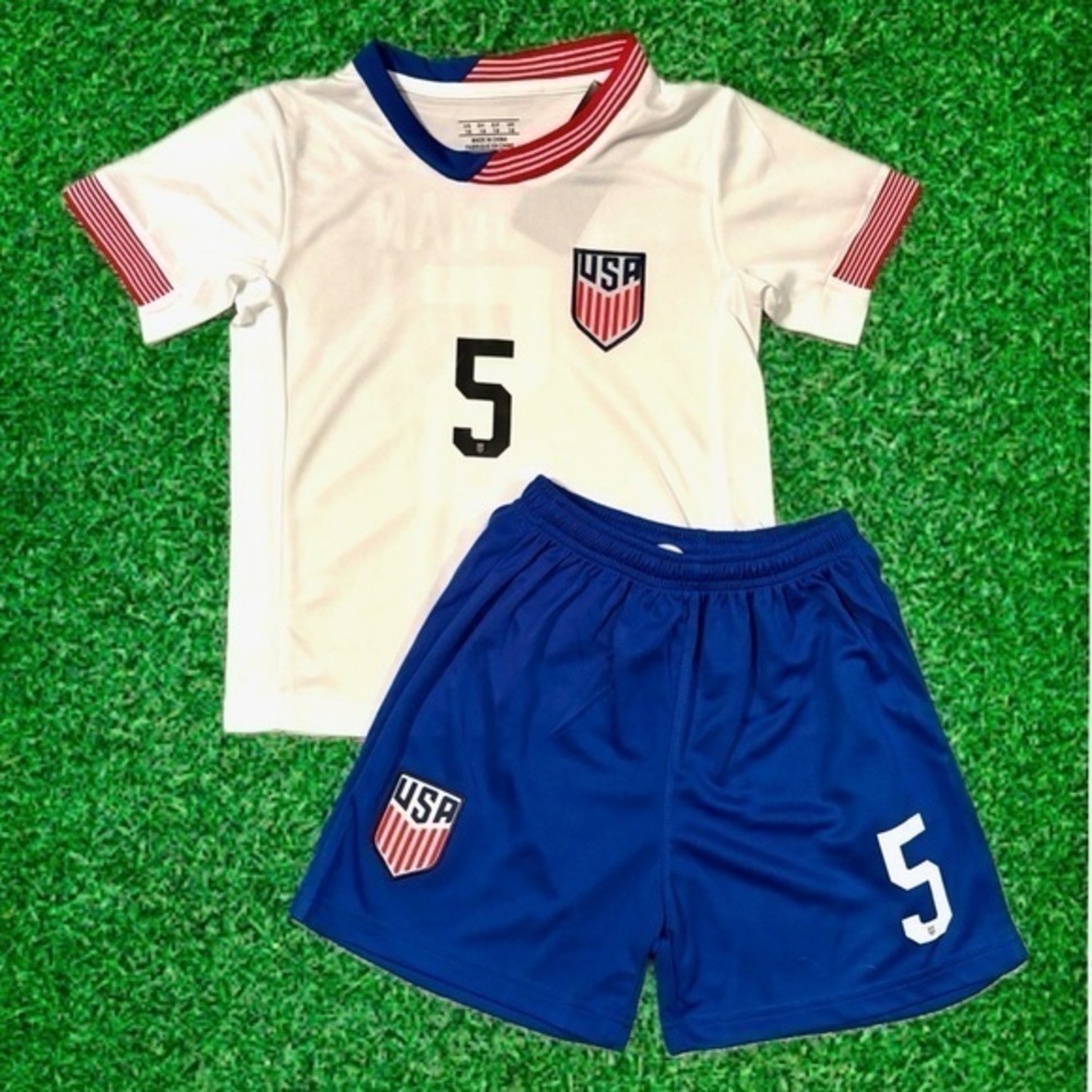 Trinity Rodman Youth Small Size 24 Age 6-7 New with Tag Soccer Jersey Sets of 2